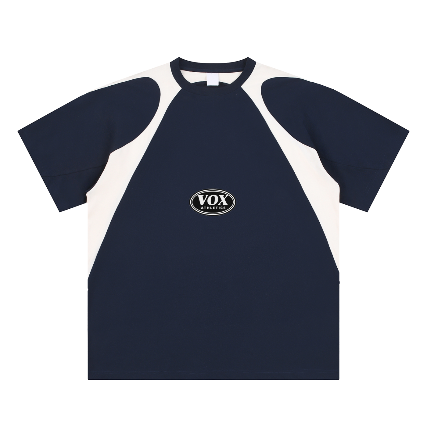 VOX Contrast Panel Cotton T-Shirt