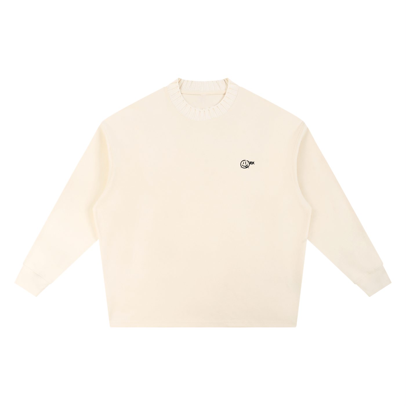 VOX Knitted Round Neck Oversize Sweatshirt