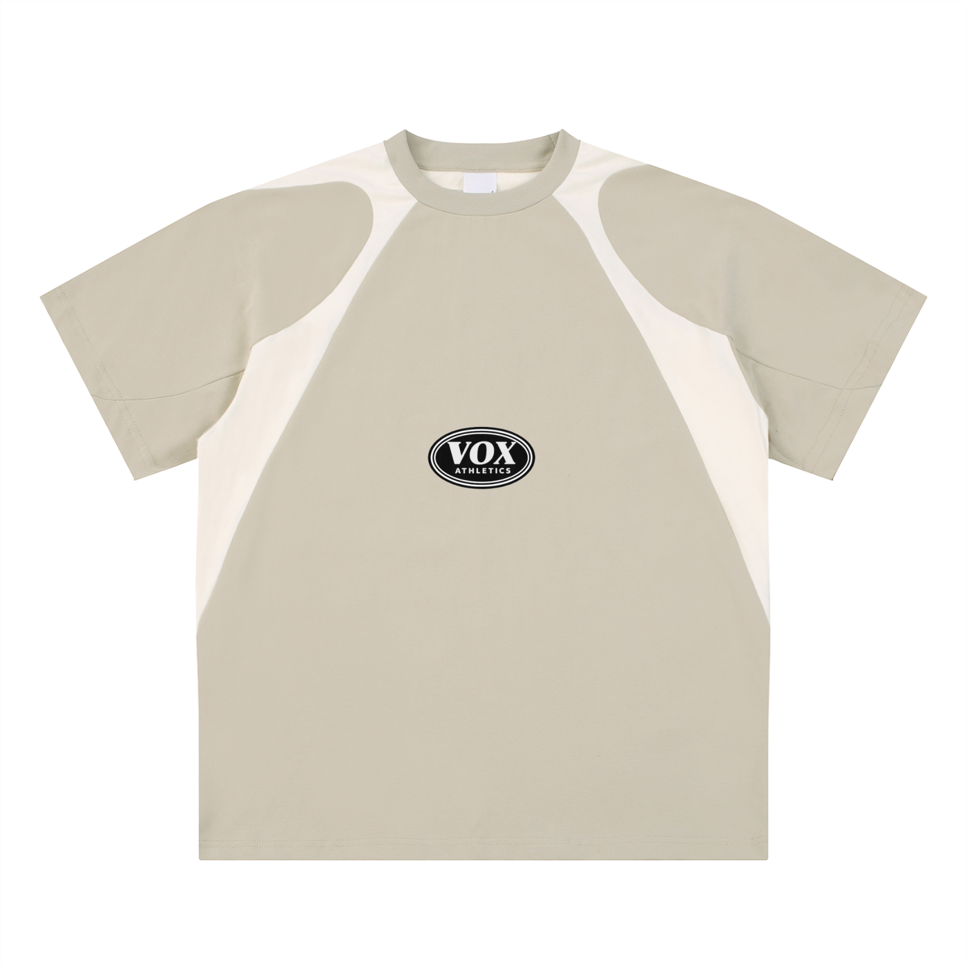 VOX Contrast Panel Cotton T-Shirt
