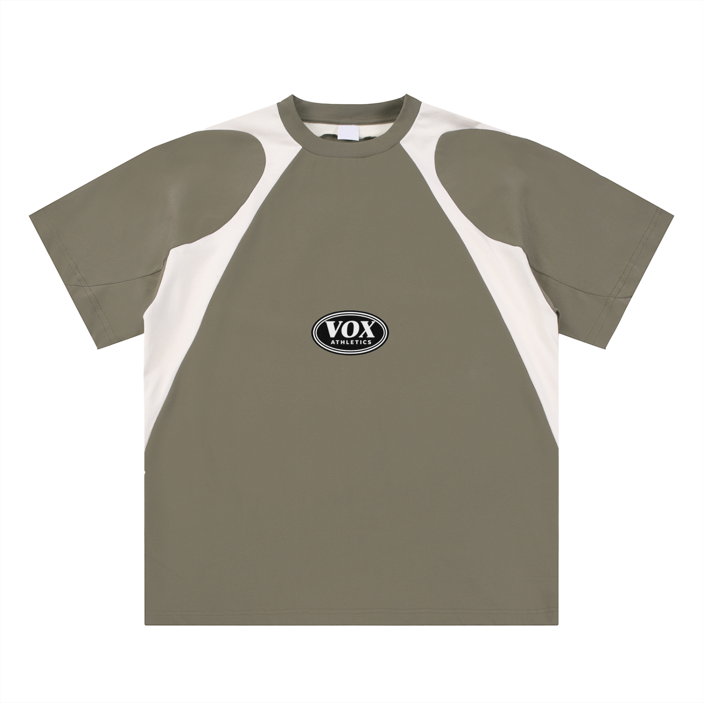 VOX Contrast Panel Cotton T-Shirt