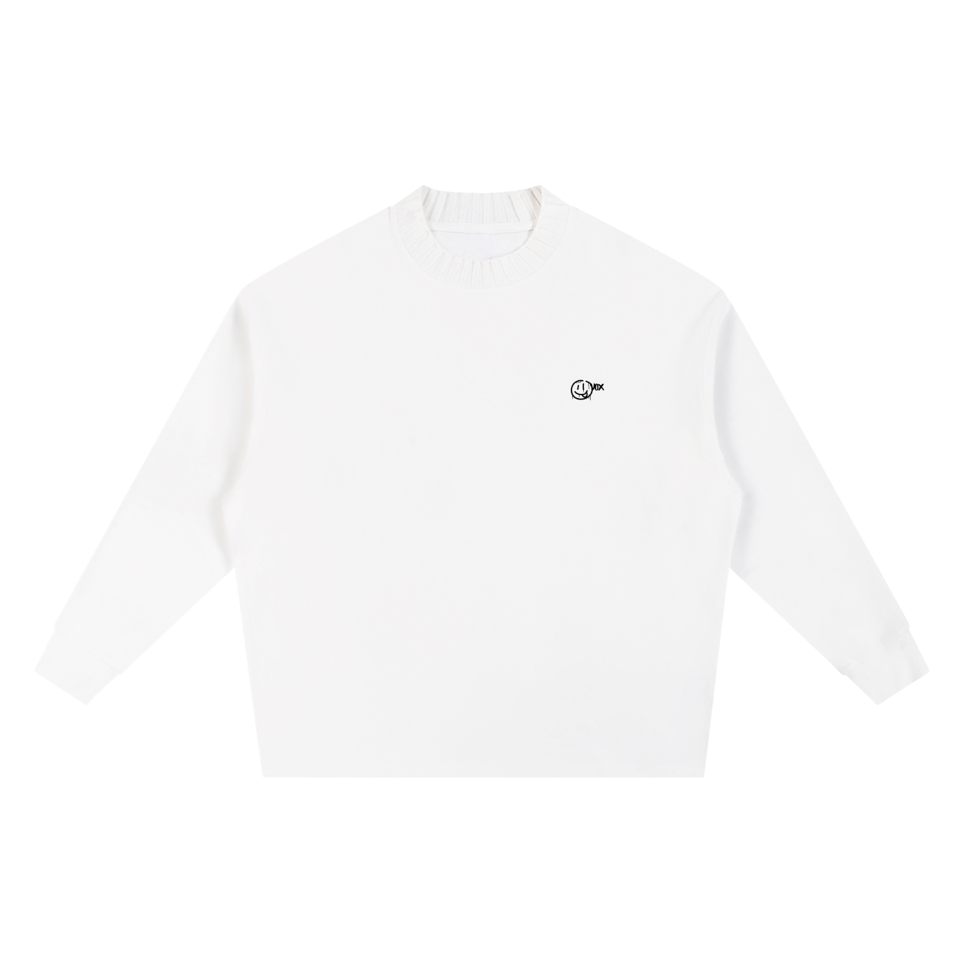 VOX Knitted Round Neck Oversize Sweatshirt