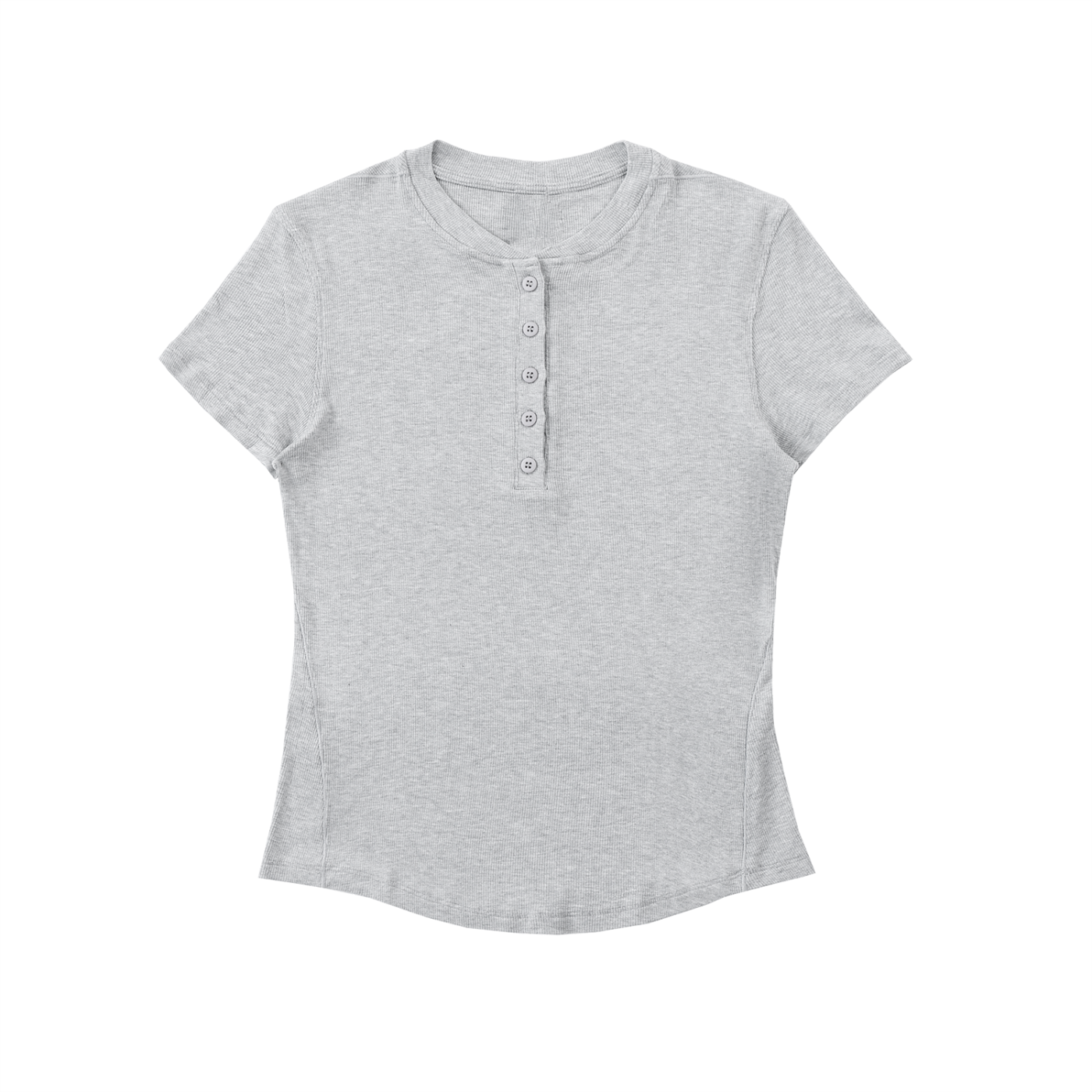 VOX Modal Bodycon Henley Shirt