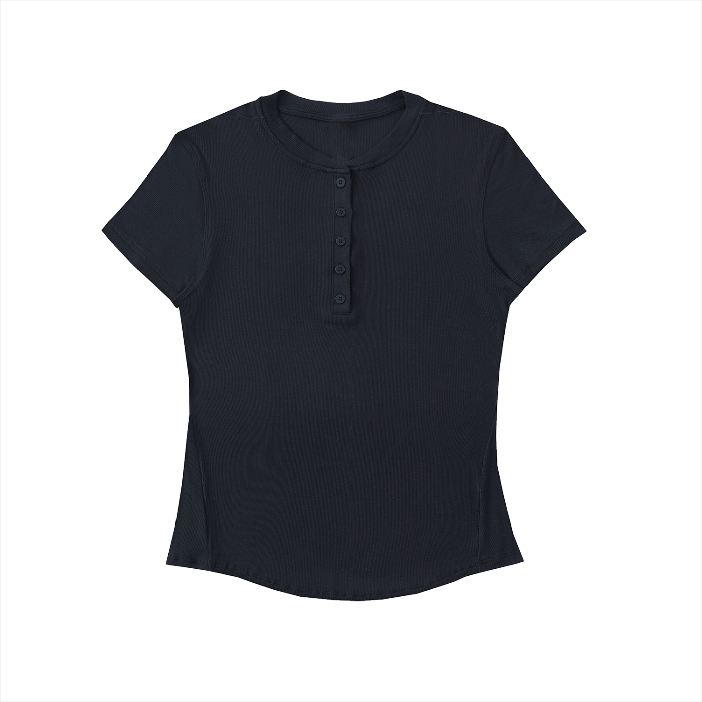 VOX Modal Bodycon Henley Shirt