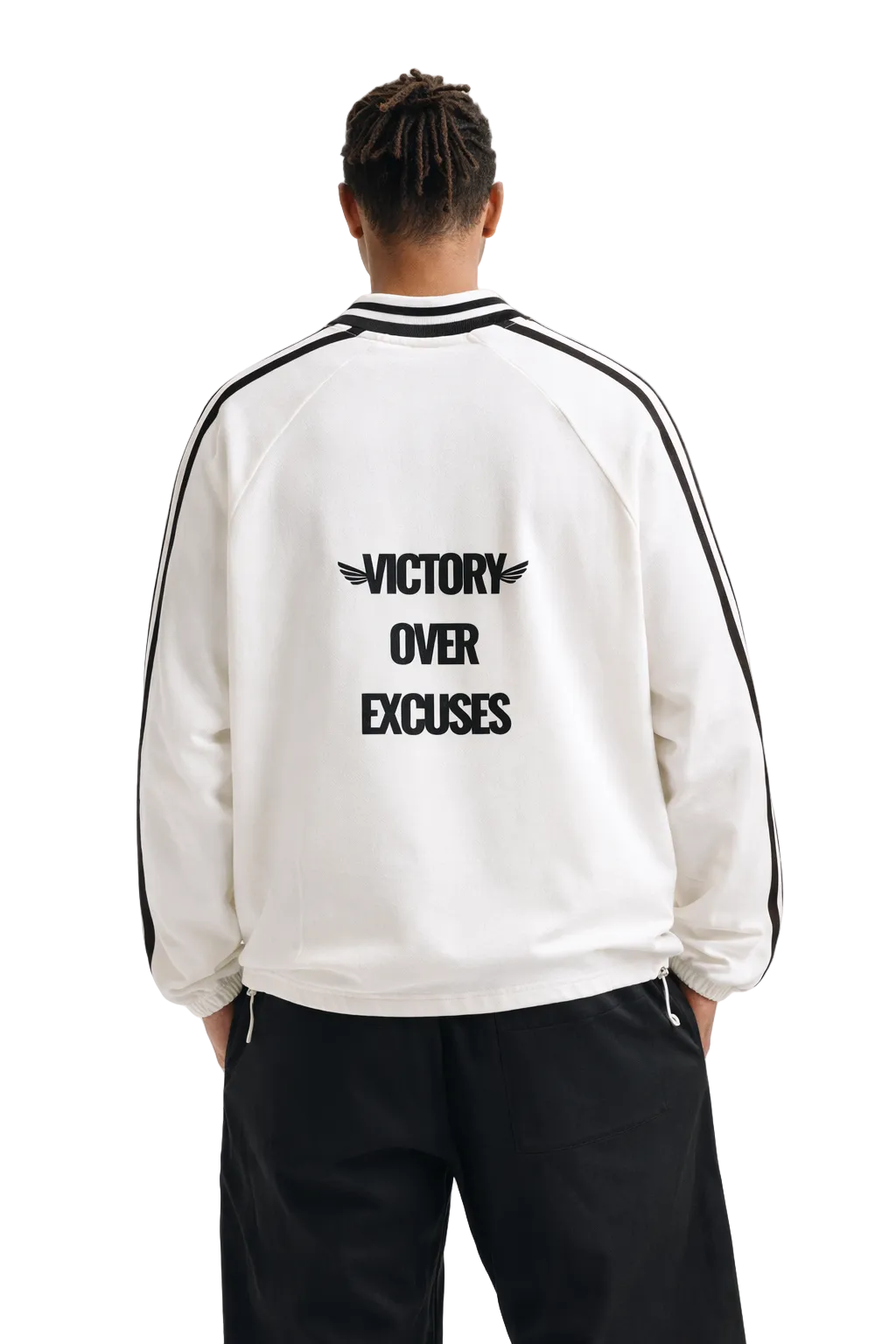 VOX Essential Stripe Collar Sweatshirt