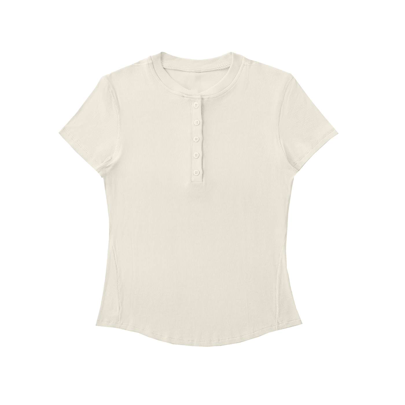 VOX Modal Bodycon Henley Shirt